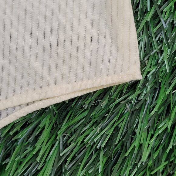 Vintage Polyester Textured Button Shirt Large 22x31 Yellow - Picture 12 of 12